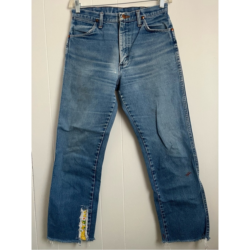 vintage wranglers with repairs